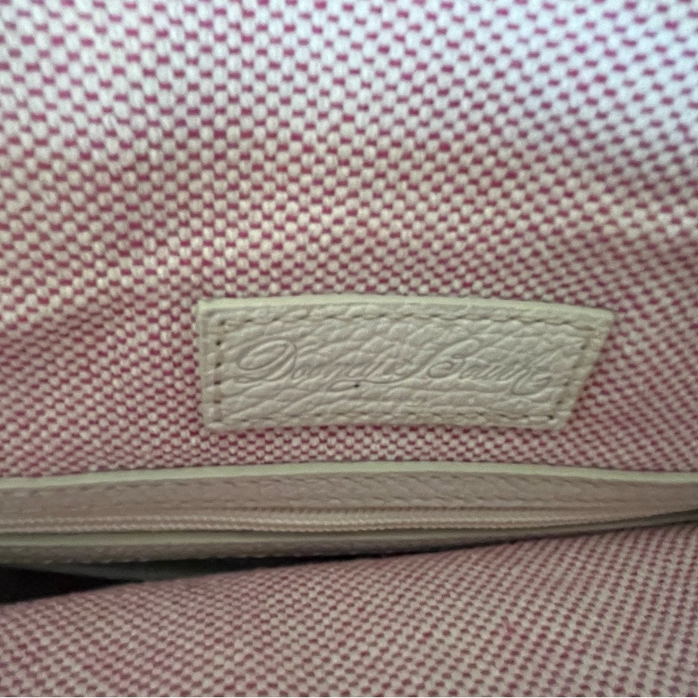 Dooney & Bourke White Pebble Leather Satchel Handbag Purse #6L968 w Tags $278 - Picture 7 of 9